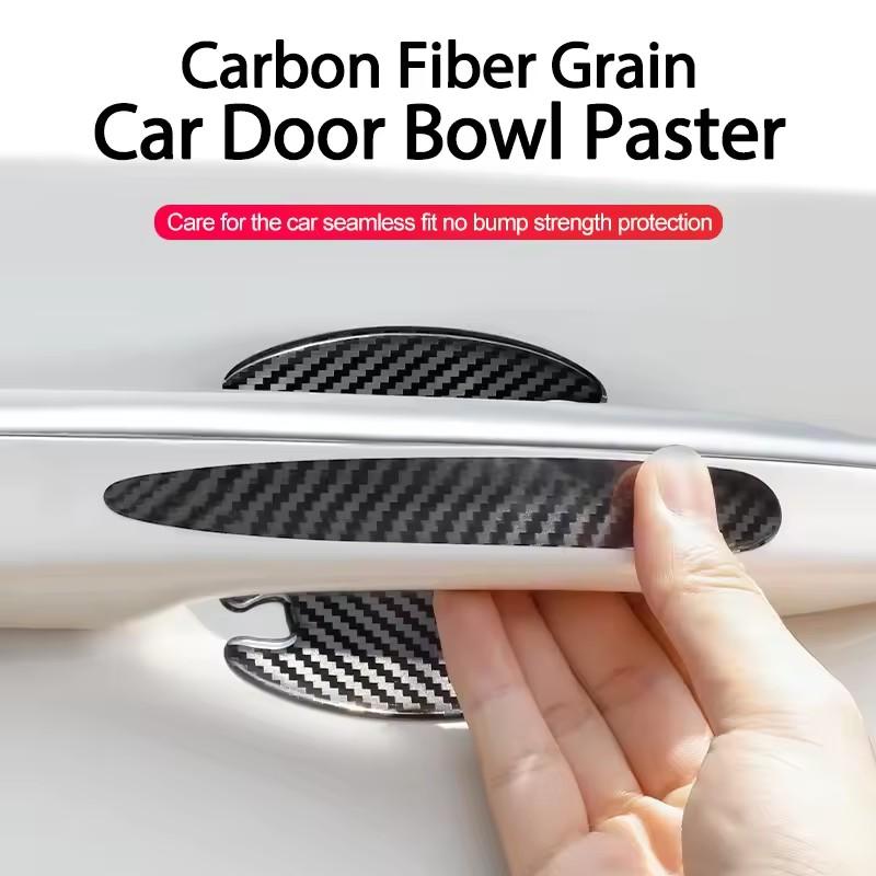 8PCS Car Door Handle Protective Film Door Handle Bowl Anti Scratch Protector Car Paint Protective Decorative Stickers