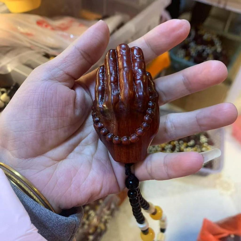 Small-Leaf Red Sandalwood Pendant: Wealth-Attracting Pixiu, Gourd, Dragon, Tortoise Design