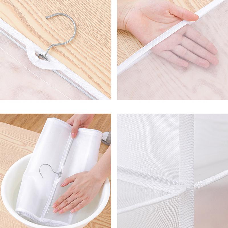 1pc Wall Mounted Handbag Hanging Bag for Wardrobe Dustproof Storage Bag
