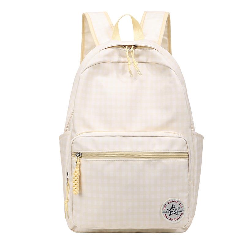 Schoolbag new Japanese ins fresh and sweet cute backpack junior high school students casual simple large capacity backpack