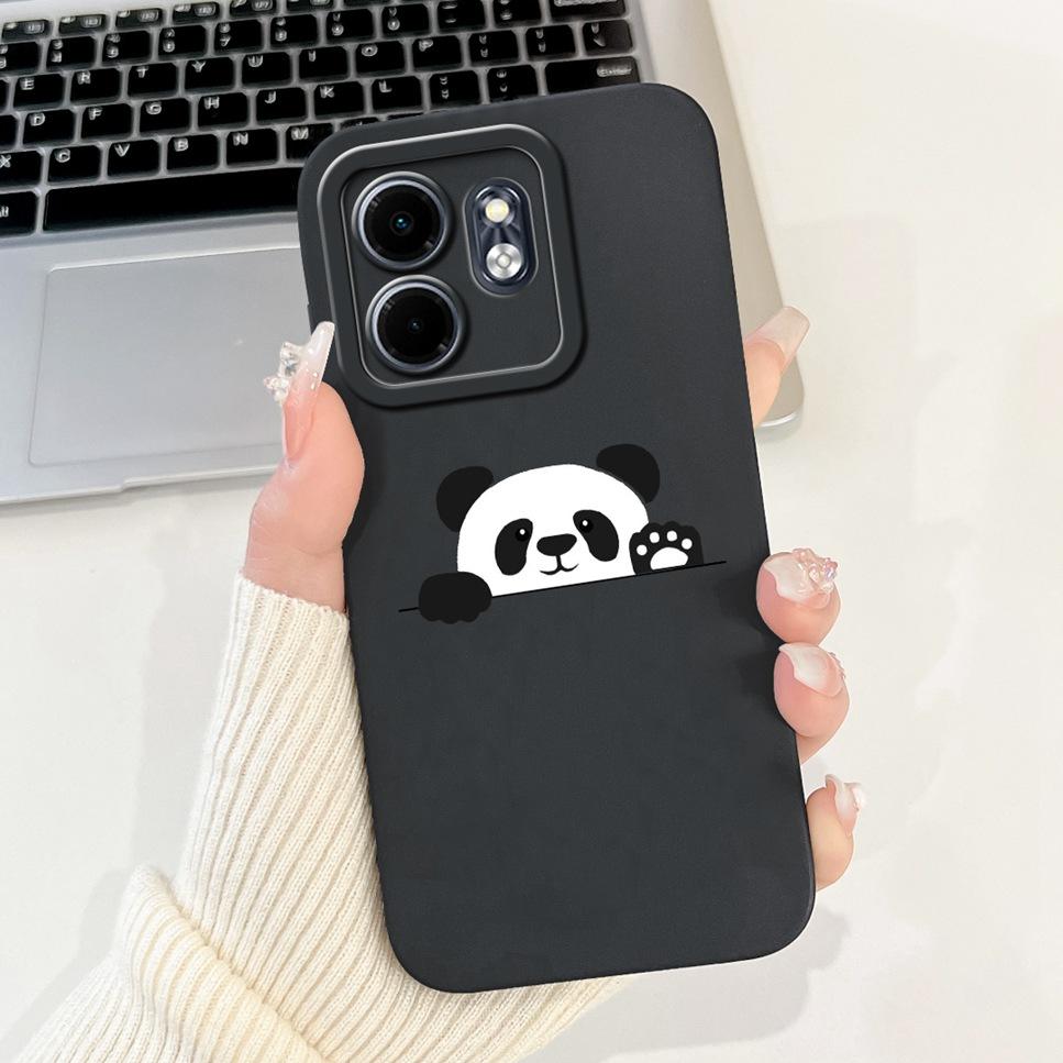 2024 For Infinix Hot 50i Case HoT50i Shock Proof Black Silicone Soft Phone Case For Infinix Hot 50i 50 i X6531 Back Cover Fundas