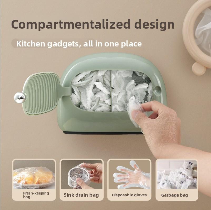 Plastic Dustproof Storage Box With Dividers For Kitchen And Bathroom Organization