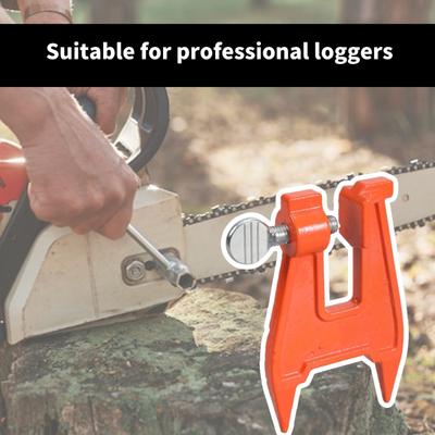 Practical Chainsaw Sharpening Vise Chainsaw Filing Clamp for Secure Chain Grip and Accuracy Sharpening In Outdoors