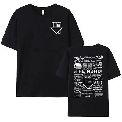 The Neighborhood NBHD Band Printing T-shirt Cotton Oversized Streetwear High Quality Women Men T-shirts Casual Short Sleeve T...