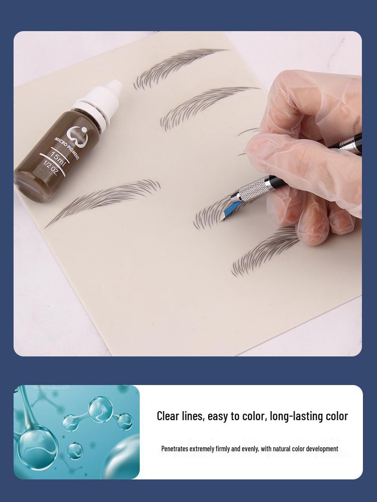 Microblading USA Baode Beginners Pigment Set: Eyebrow, Lip, Practice Colors