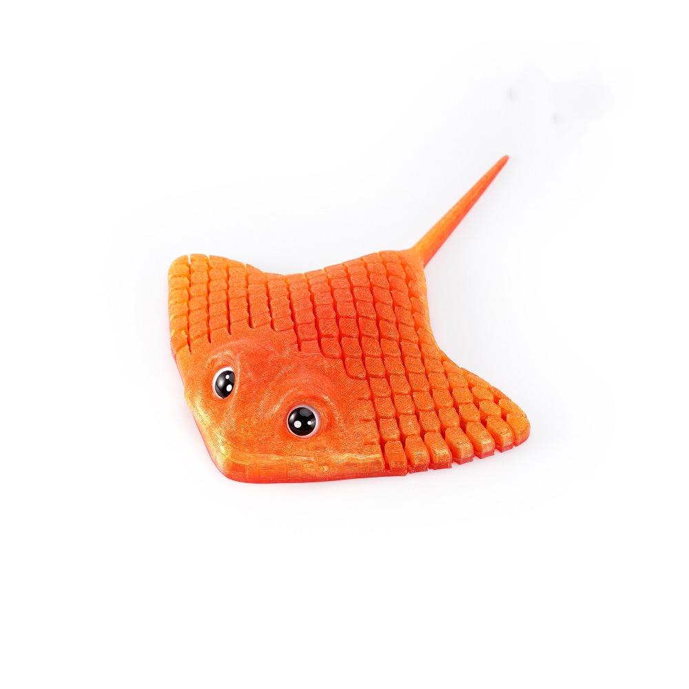 10 Colors Aquatic Animal Desktop Ornaments Plastic Bionic Manta Ray Stingray Toy  Children's Toy