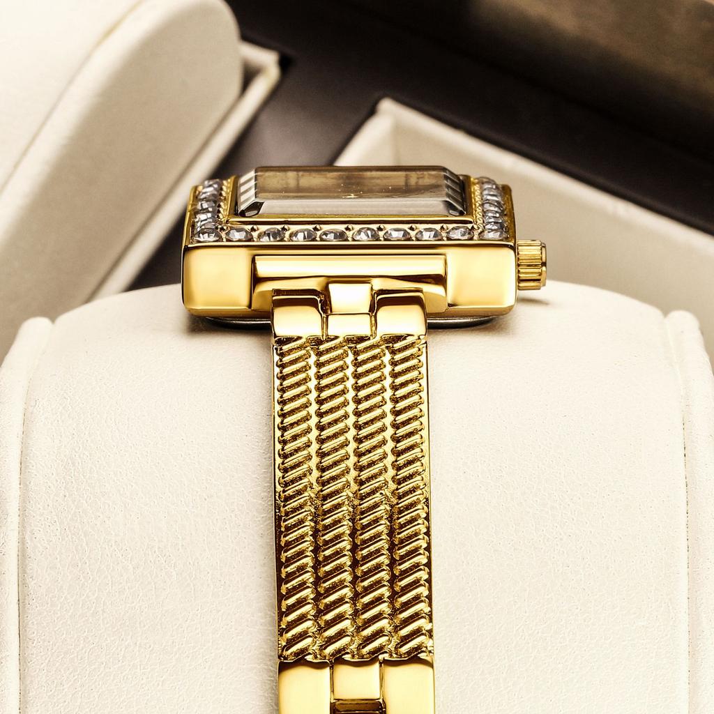 Women'S Watches, Women'S High-Value, Light Luxury Squares, Retro Ipg, Vacuum Electroplating, Environmentally Friendly Materials