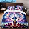 Chakra Balance Meditation 3pcs Bedding,Including 1pc Duvet Cover And 2pcs Pillowcases Perfect for Christmas,Ideal for Bedroom, Dormitory