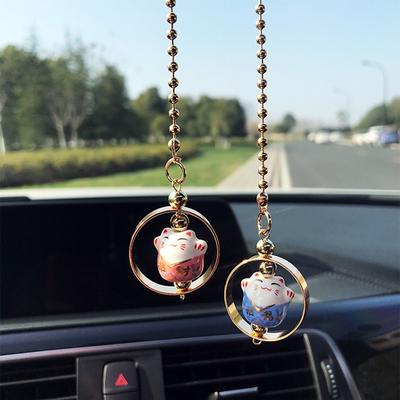 Car Rear View Mirror Hanging Decoration Lucky Car Pendant Auto Accessory T