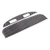 LLKUANG Soft Carbon Fiber Rear Back Seat Air Vents Decor Trim Cover Air-Condition Vent Cover Panel Trim Frame Interior Accessories for Maserati