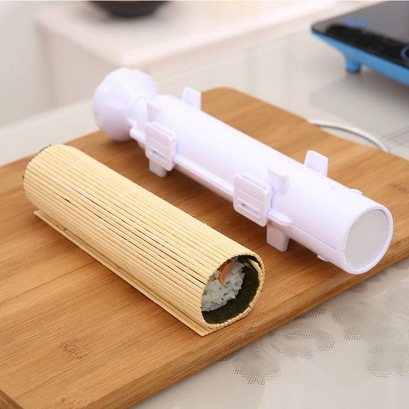 Push-type Sushi Mold Instant Diy Seaweed Rice Ball Maker Seaweed Rice Ball Tool Set Household Full Set Accessories Kitchen Molds