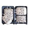 4pcs/set Printed Compression Storage Bag Foldable Luggage Storage Bags Set Packing Cubes  Clothes
