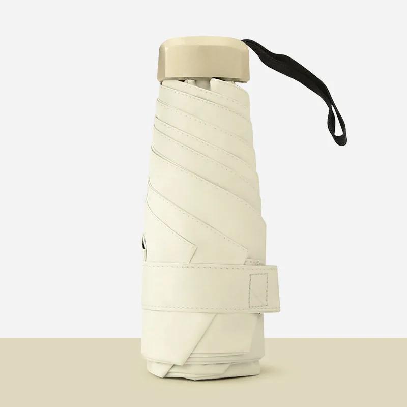 Mini Pocket Women's Umbrella Male Man Ultralight Rain Sun Girls Anti Portable Folding Parasol Beach