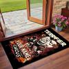 Crystal Velvet Rug Custom Name Text, Soft Non Slip Floor Mat Home DecorTerrifier Art the Clown