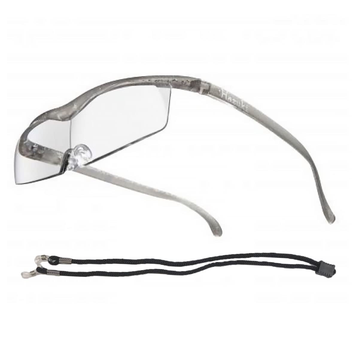 

Hazuki Compact Clear Lens Colors with Neck Strap Birthday Gift Loupe, 1.32x Magnification, (9 Available), (Titanium Color),