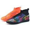 High-top Football Shoes Tf Broken Nails AG Long Nails Leather Feet Men and Women Children Youth Students Adult Sports Training Shoes