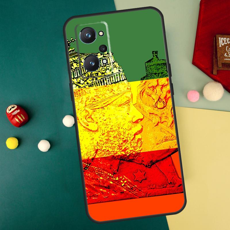 Emperor Menelik Ii Of Ethiopia Adwa For Realme 10 11 12 13 14 Pro Plus C67 C65 C63 C61 C55 C53 C51 C35 C71 C75 GT7 15 Pro Case