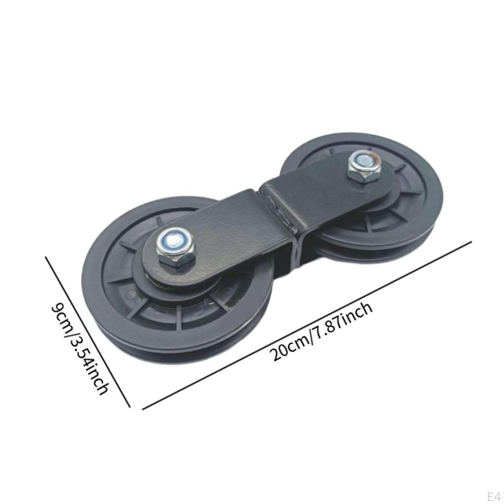 Akcesoria do podwójnego bloczka, Przyrząd do ściągania w dół, Solidny, Części zamienne do podnoszenia ciężarów, DIY Fitness