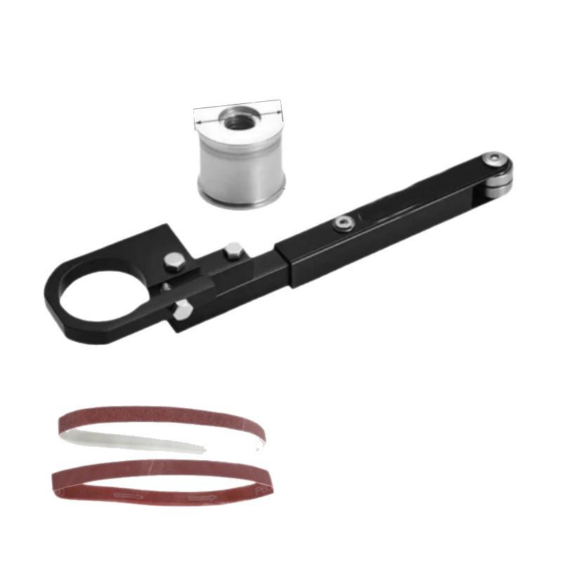 Angle Grinder Modified to Mini Belt Sander for Woodworking