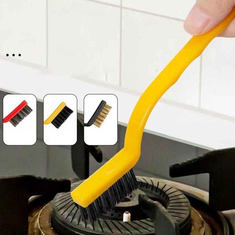3PCS Stove Cleaning Brush Set Deep Clean Kitchen Brushes For Range Hood And Stove Top Cleaning Durable Scrubber
