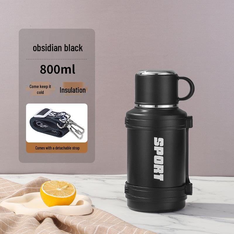 316 Stainless Steel Large Capacity Outdoor Thermos Cup with Tea Infuser