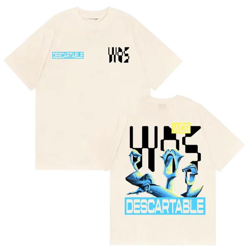 Rapper Wos Ds3 Album 2025 Logo Graphic Tshirt Unisexs Retro Fashion High Quality T Shirt Hip Hop Oversized Cotton Tees Streetwear