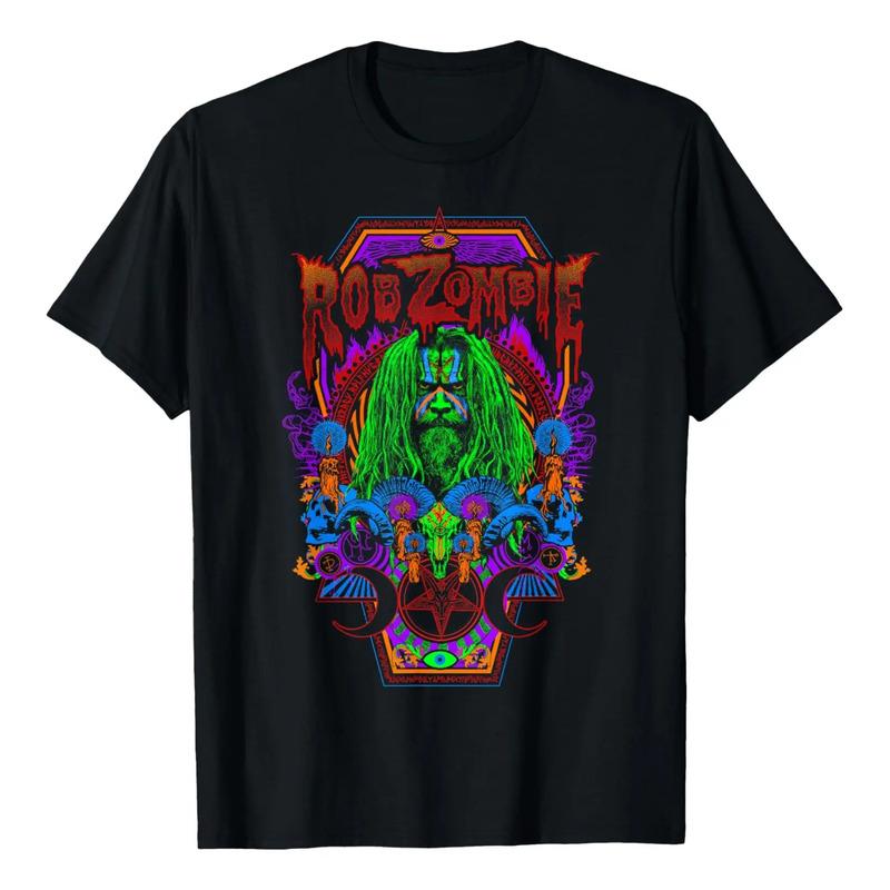 Rob Zombie Camiseta Necrocolor S