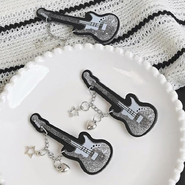 Musikinstrument Haarnadel Acryl Haarspange Sanfter Halt Seiten-Haarspange Für Erwachsene Teenager Konzerte Und Musikfestival