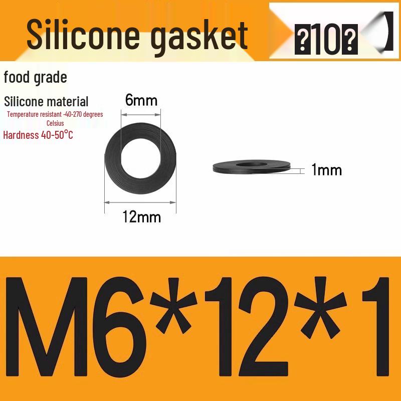 Silicone High-Temp Waterproof Gasket & Shock Absorbing Seal Pad