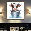 Diamond Painting Cow Cartoon Full Square Round 5D Diy Embroidery Mosaic Animal Home Decor Handmade Gift