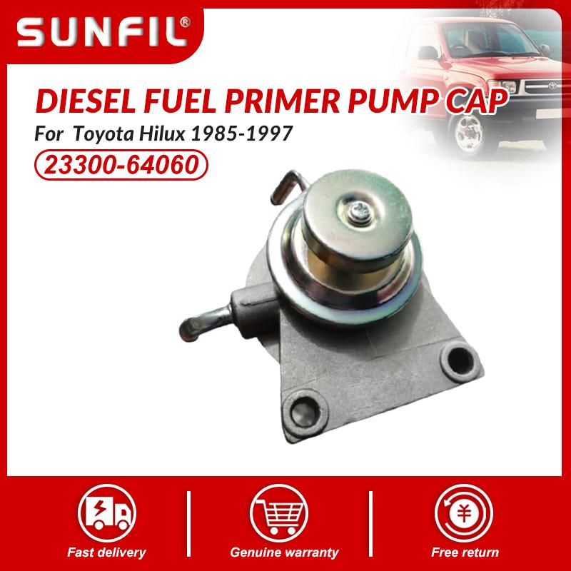 23300-64060 23300-54410 23100-64430 Diesel Fuel Primer Pump Cap For Toyota Hilux 1985-1997 20L 30L LN85-106