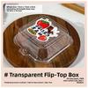 Transparent Tiramisu Packaging Box Cake Dishes Mousse Cutting Sweet Dessert Baking Western Pastries Separation Packing Box