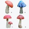 DIY Garden Mushroom Decoration Decoration Crafts Mushroom Resin Statue Figurine  for Patio Yard