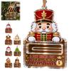 Unique Gift for Kids Christmas Money Holder Ornaments Acrylic Gingerbread Snowman Santa Cash Personalized Tree Hanger Xmas Tree Holiday Home