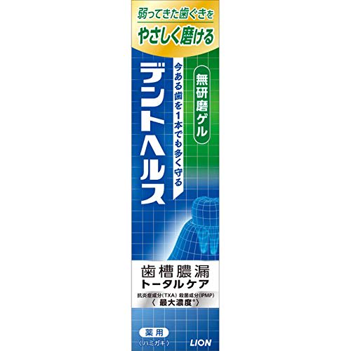 Lion Dent Health Medicated Toothpaste Non-Abrasive Gel 115g