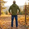 Men's Color Hooded Lightweight Jacket for Fall and Winter