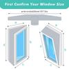 Air Conditioner Dryer Window Vent Sealing Kit Air Conditioner Vent Sealing Cloth Kit for Home Dorm Apartment Rental Hotel