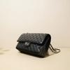 Genuine Leather Rhombus Chain Bag First Layer Cowhide Caviar Pattern Underarm Shoulder Crossbody Women's Bag