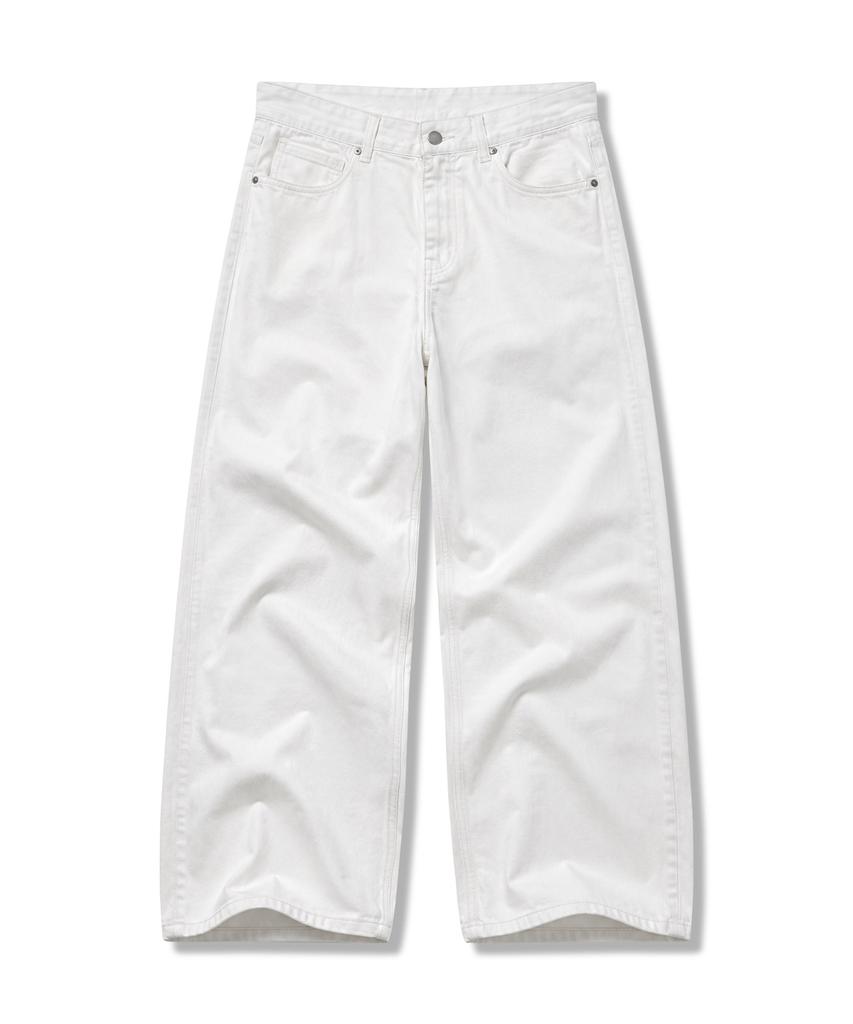 ORIGINALDAY All Day Canvas Cotton Wide Pants_White