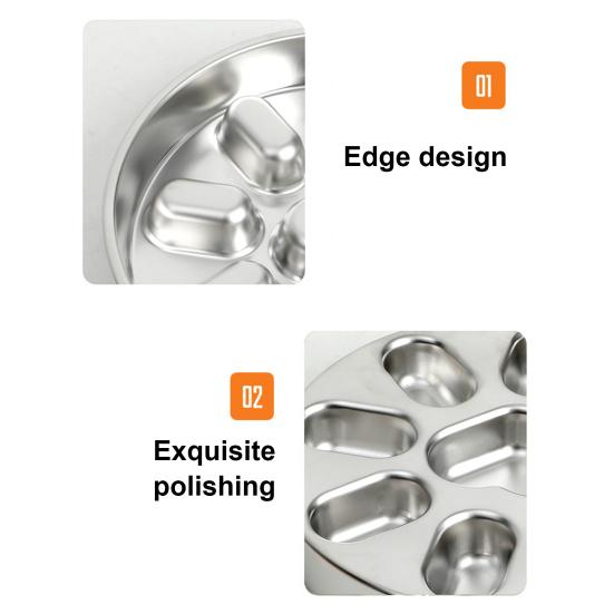 Pet Slow Food Bowl Anti-Slip Design Promotes Slow Feeding Stainless Steel Pet Dog Bowl for Small to Medium Dogs