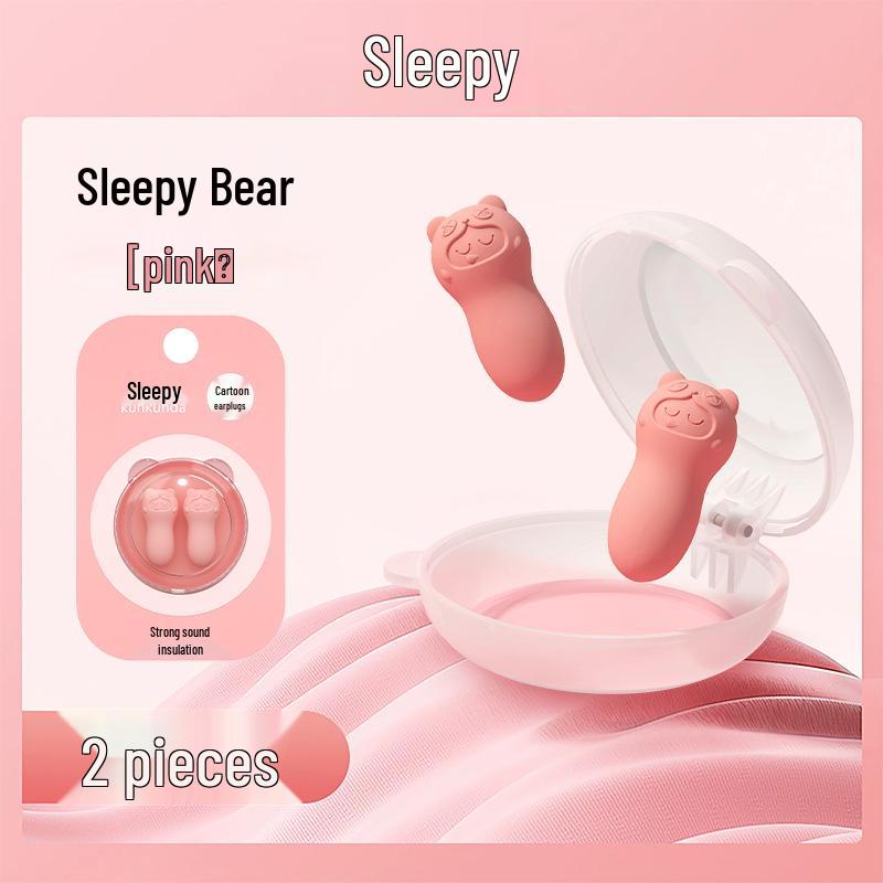 Silicone Noise-Cancelling Earplugs for Sleeping & Swimming (Waterproof, Soundproof, In Stock)