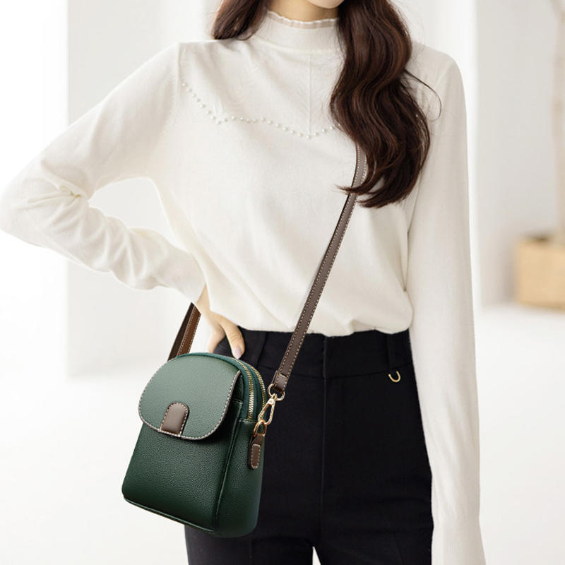 Women's Crossbody Bags PU Leather Mobile Phone Bag For Female Bag Designer Simple Fashion Messenger Bags