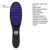Electric Hair Brush Blue Red Light Phototherapy Rechargeable Promote Hair Growth Handheld Vibrating Scalp Massage Men Women Hair Detangling Comb