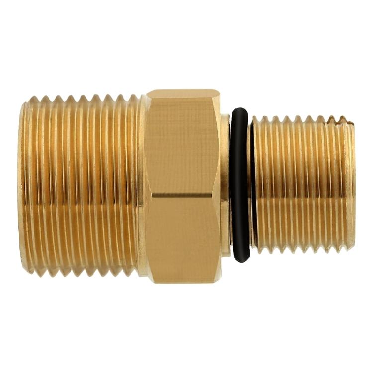 

Quickly Connect Brass Adapter For High Pressures Systems M 22 Female Hose To 3/8Inch Pump Outlet Leak Prevention Design 1