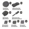 9 Stuks Auto Wassen Schoonmaak Kits Microvezel Handdoeken Blush Spons Wasghandschoen Polijst Verzorging Applicator Pads Auto Wassen Accessoires