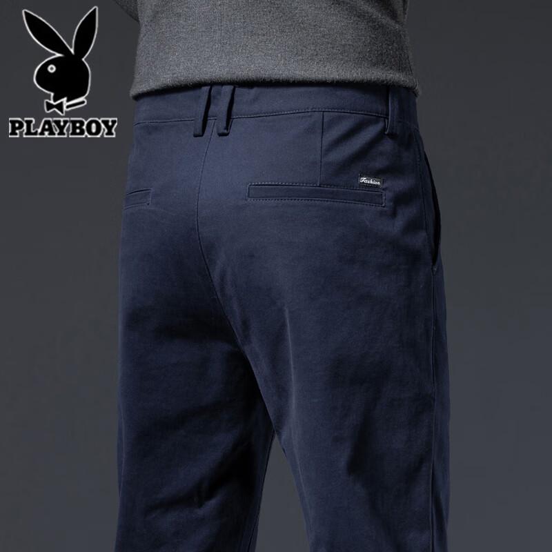 Playboy Men s 2025 Winter Loose Straight Casual Trousers 31