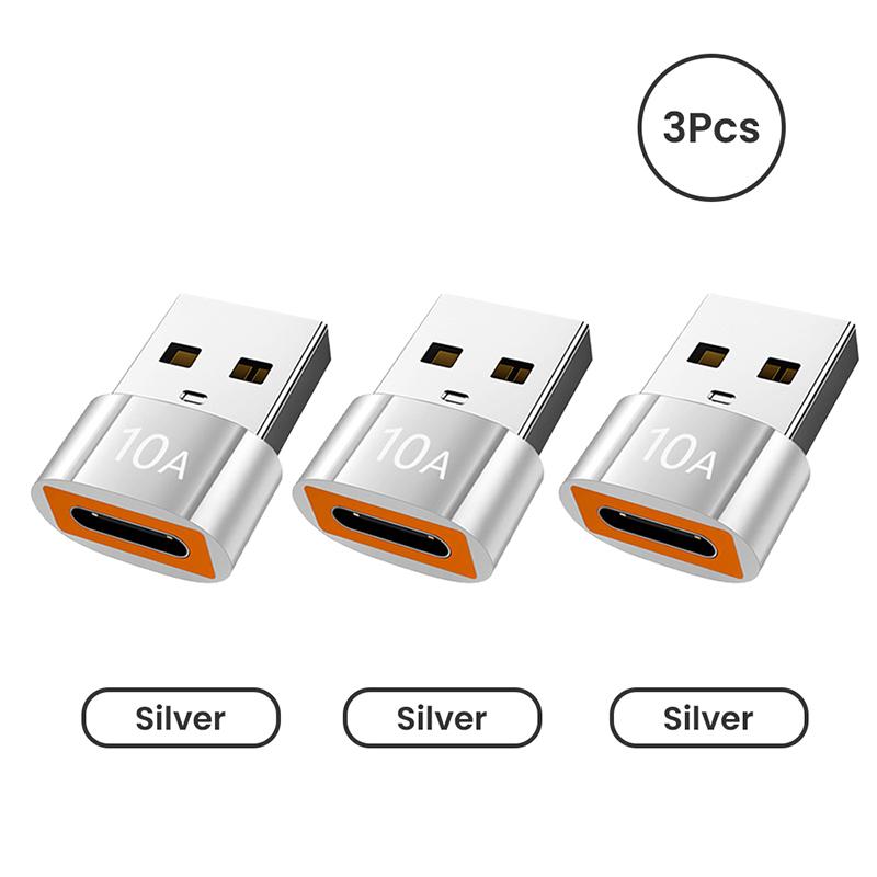 10A USB C To USB Adapter Type C Male To USB 3.0 Female Converter,Type-c/OTG Adapter for Data,Charging and Connecting