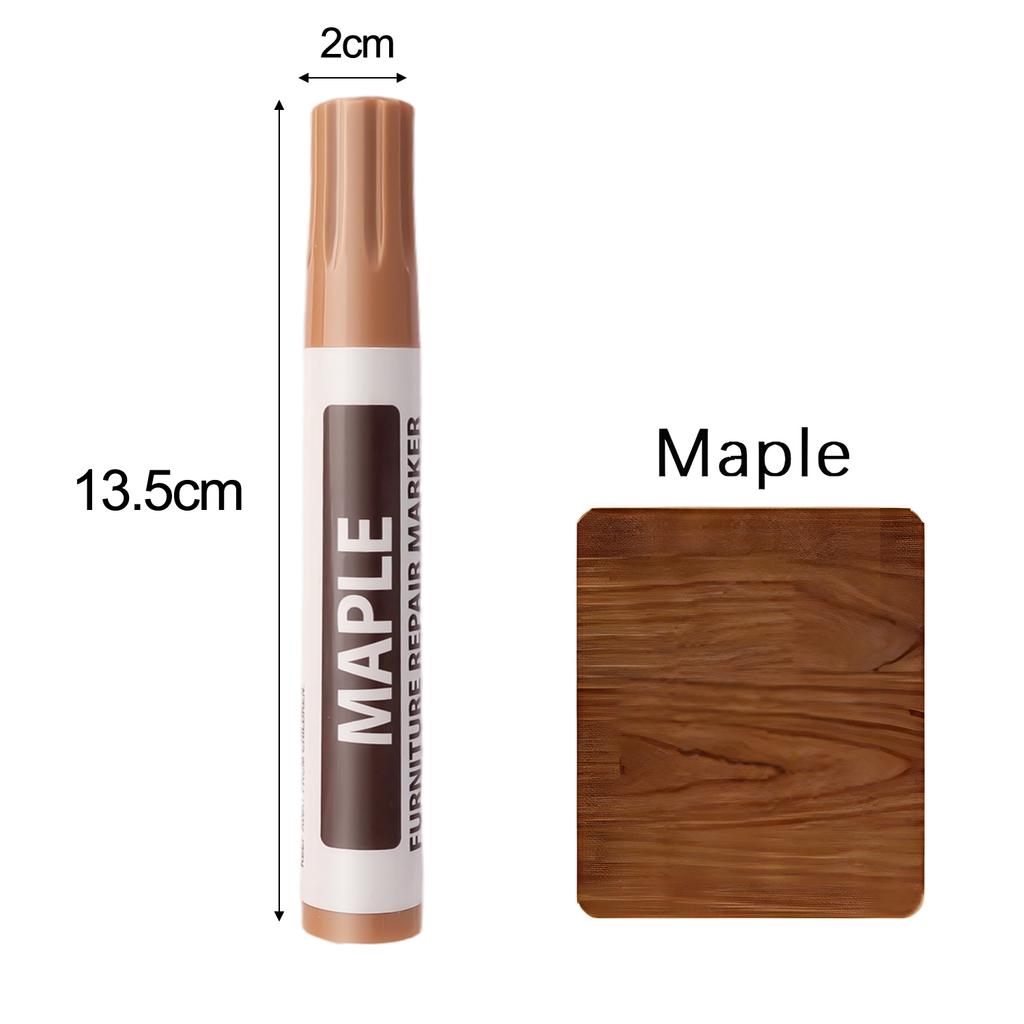 Holzmöbel Reparaturstift Touch-Up Stifte 6 Farben für Flecken Kratzer Holzböden Tische Bettpfosten Restaurations-Kit Werkzeuge
