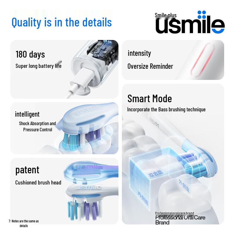 usmile Y10 PRO Electric Toothbrush CN plug (adapter included)