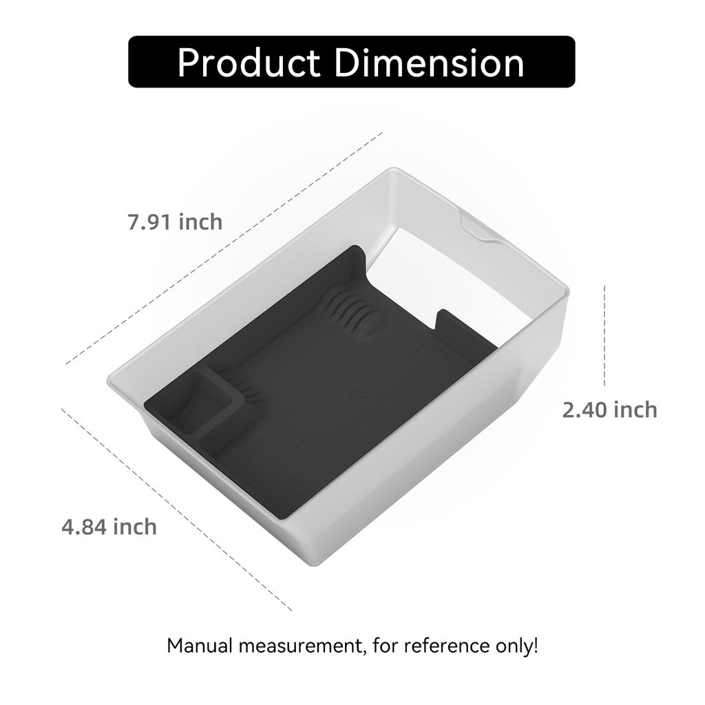 LUCKEASY for Kia Seltos GT-Line 2026 Premium Upgrade Center Console Armrest Storage Box Tray Organizer Car Interior Accessories